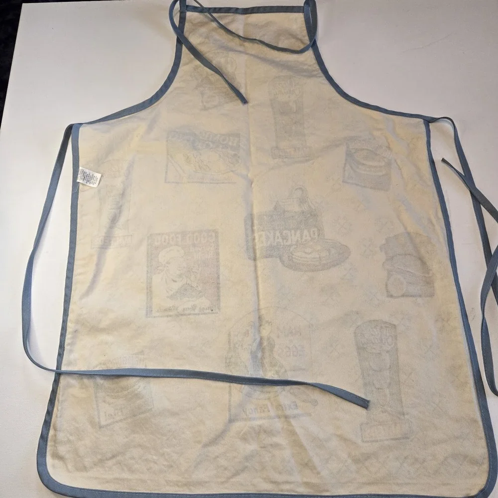 Kitchen Cooking Apron Adjustable Neck Waist Tie Graphic Print‎ One Size